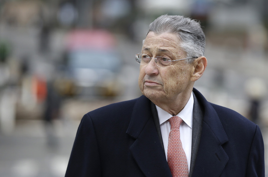 Former New York Assembly Speaker Sheldon Silver arriving at the courthouse in New York, Nov. 24, 2015. (Seth Wenig/AP Images)