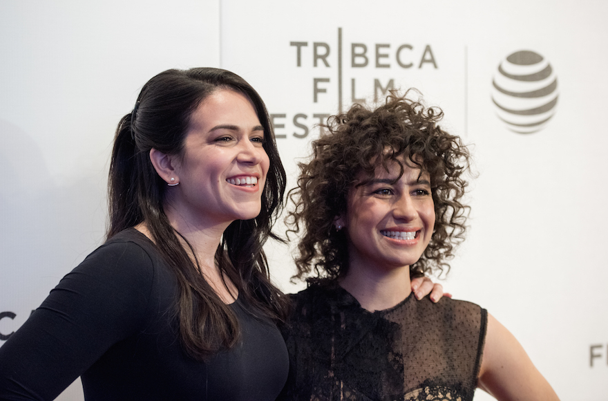 Abbi Jacobson and Ilana Glazer at a 'Broad City' screening during the 2016 Tribeca Film Festival in New York City, April 17, 2016. (Roy Rochlin/FilmMagic)